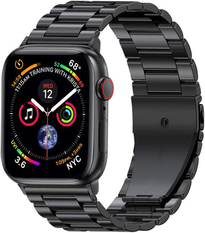 Bracelet Apple Watch en Acier Ultra Résistant noir