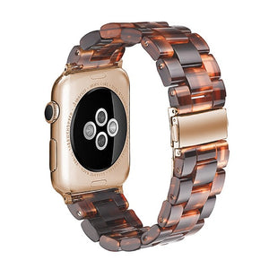 Bracelet Apple Watch en Résine miel