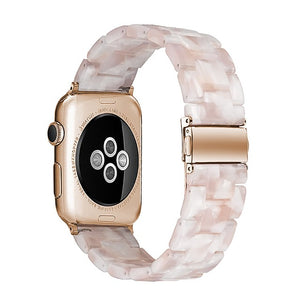 Bracelet Apple Watch en Résine rose