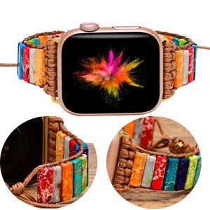 Bracelet Apple Watch Pierre Naturelle 7 chakras