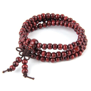 Bracelet Bouddhiste Porte Bonheur rouge