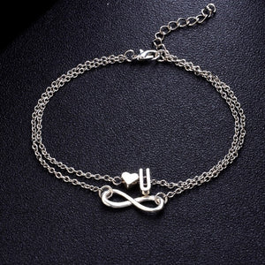 Bracelet de Cheville Argent pour Femme Personnalisé