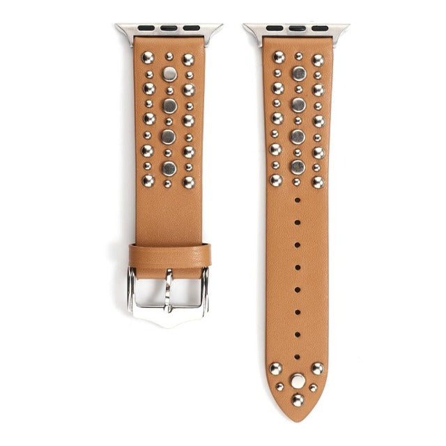 Nietenlederarmband für Apple Watch 