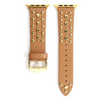 Bracelet en Cuir à Rivets pour Apple Watch