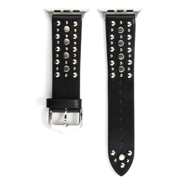 Nietenlederarmband für Apple Watch 