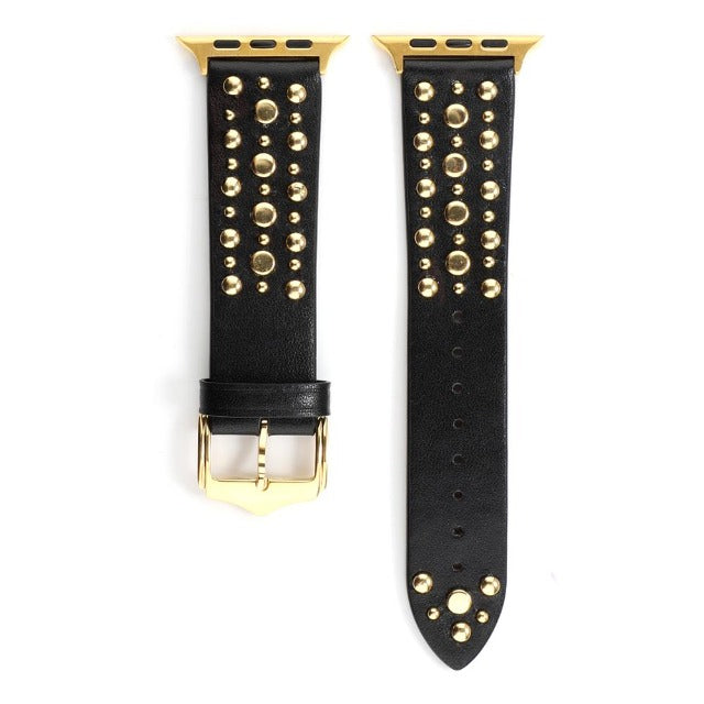 Nietenlederarmband für Apple Watch 