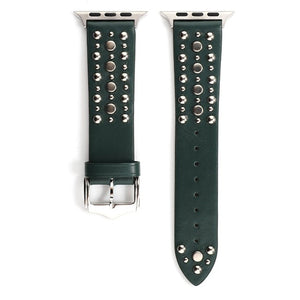 Rivet Leather Bracelet for Apple Watch 