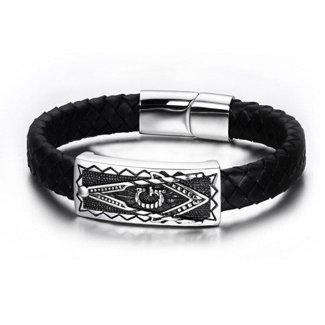 Pulsera de Cuero Francmasonería Gourmet 