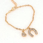 Narukvica Potkova Gourmette Potkovica Srećonoša zlato