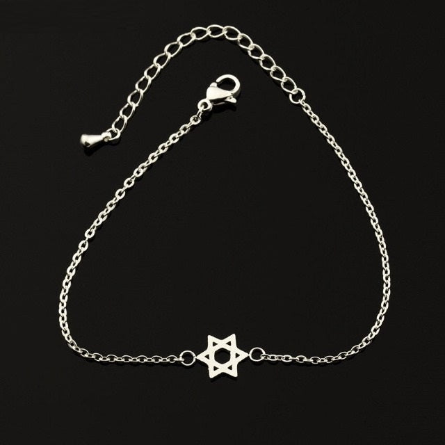 Hexagram Stjerne av David Jødedom Armbånd 