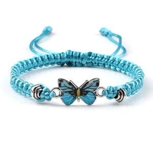 Bracelet Papillon Bleu ciel