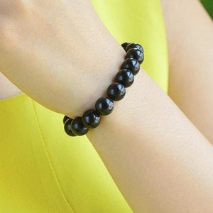 Bracelet Pierre Noire Tourmaline