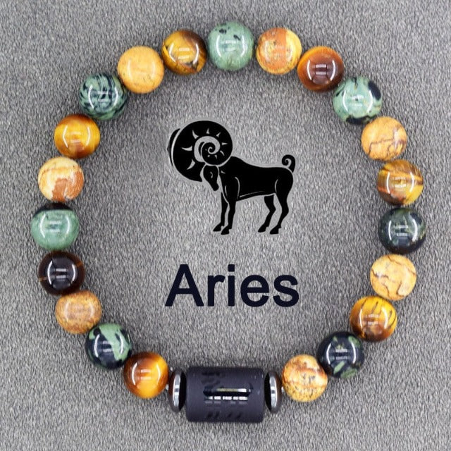 Leather bracelet and zodiac sign Leather bracelet and zodiac sign