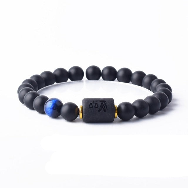 Horoskooppimerkin rannekoru 12 Constellations Curb -rannekoru miehille ja naisille Astrologia