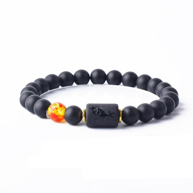 Horoskooppimerkin rannekoru 12 Constellations Curb -rannekoru miehille ja naisille Astrologia