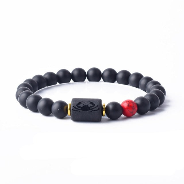 Horoskooppimerkin rannekoru 12 Constellations Curb -rannekoru miehille ja naisille Astrologia