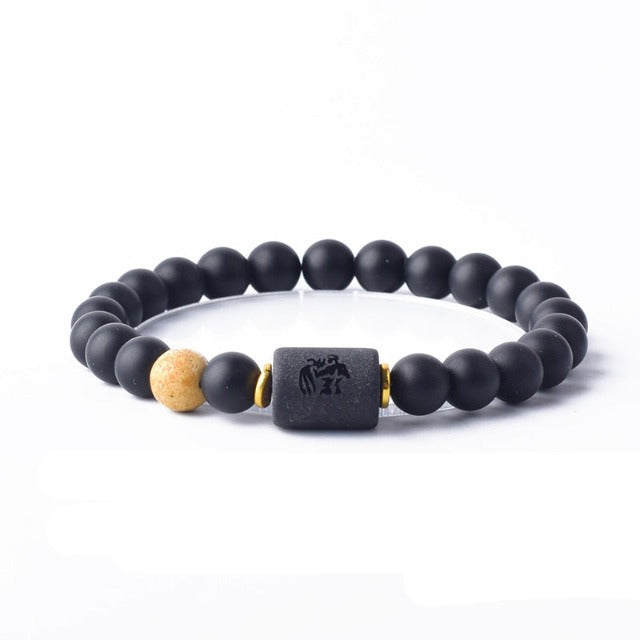 Horoskooppimerkin rannekoru 12 Constellations Curb -rannekoru miehille ja naisille Astrologia