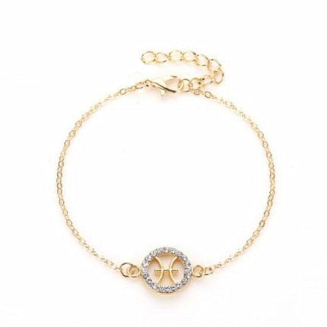 Armband Stjärntecken 12 Konstellationer Armband Herr Dam Astrologi 