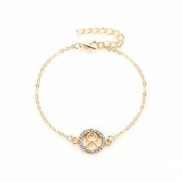 Armband Stjärntecken 12 Konstellationer Armband Herr Dam Astrologi 