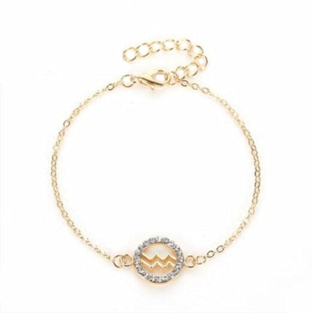 Armband Stjärntecken 12 Konstellationer Armband Herr Dam Astrologi 