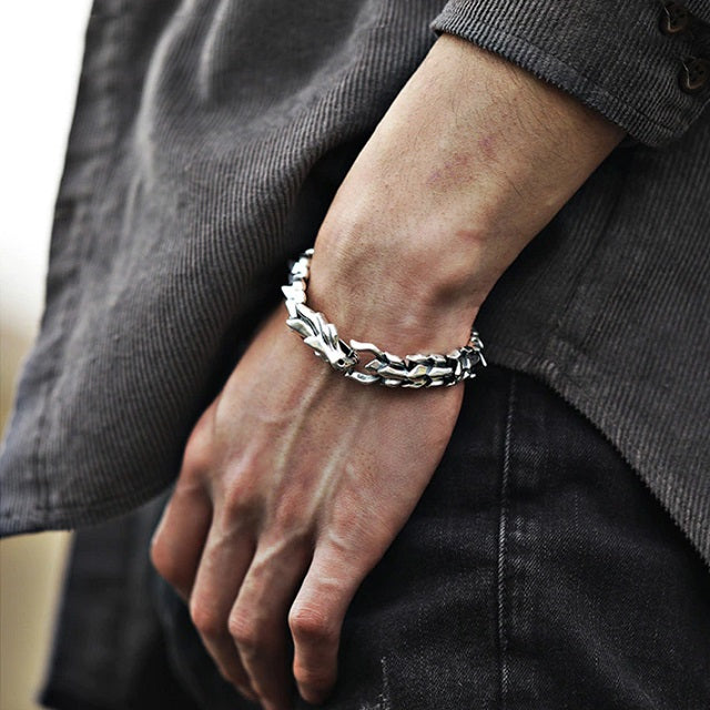 Bracelet Viking Ouroboros