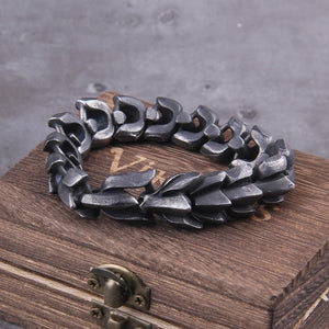 Viking Ouroboros Bracelet 