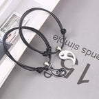 Bracelet Yin Yang de Couple Séparable