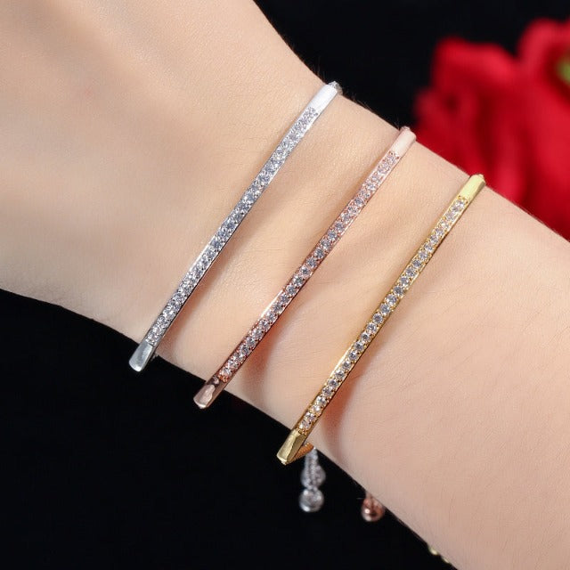 Pulsera de zirconia para mujer 