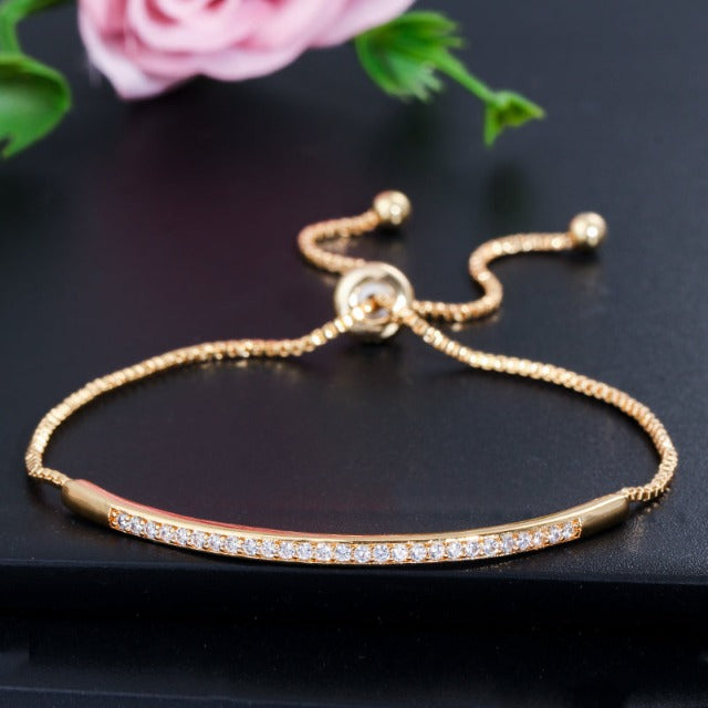 Pulsera de zirconia para mujer 