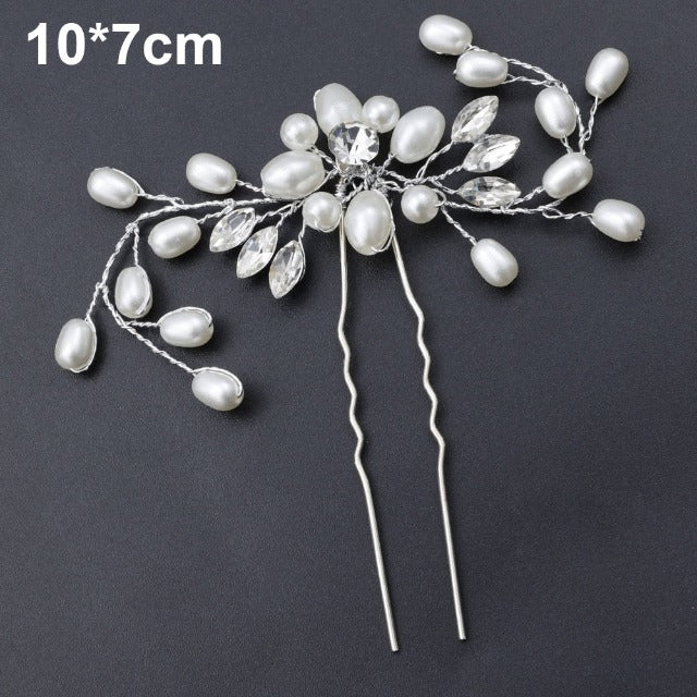 Broche de Cheveux pour Mariage