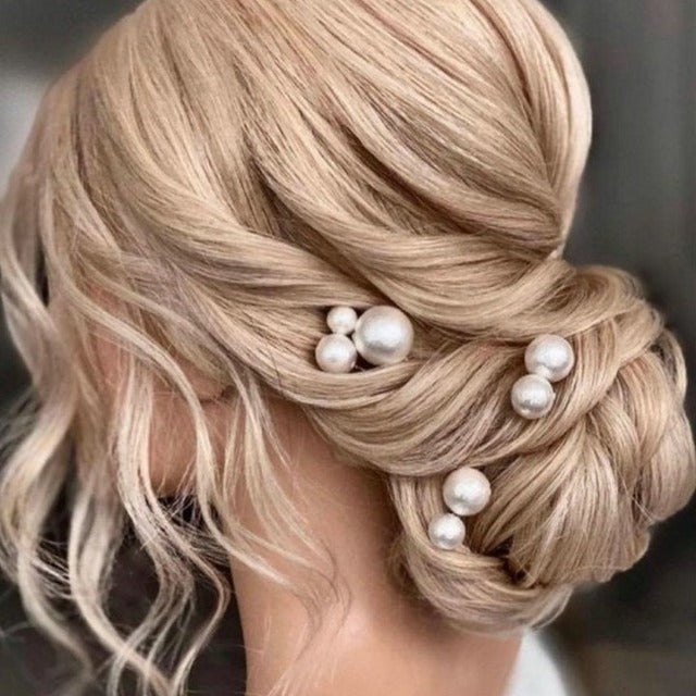 Fermaglio Per Capelli Con Perle - Accessorio Elegante Per Matrimoni E Eventi - Foto 3