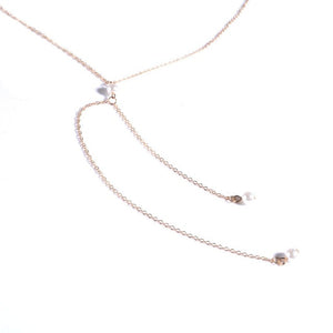 Back Chain with Pearls for Women 