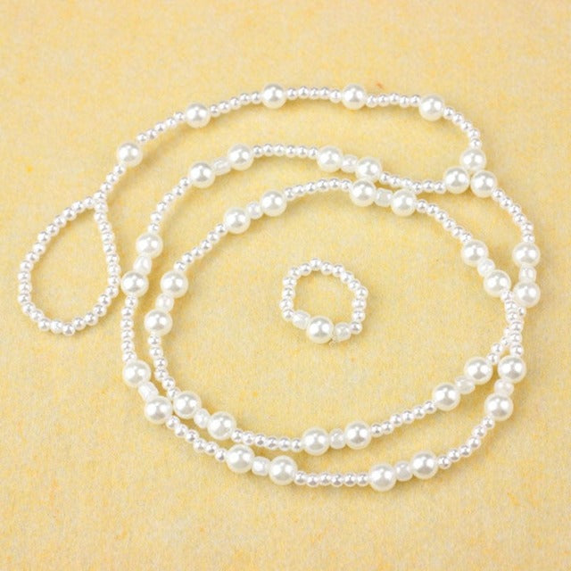 Chaîne de Pied avec Perles pour Femme