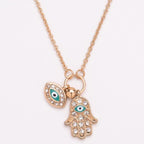 Collar Árabe Mano de Fátima oro