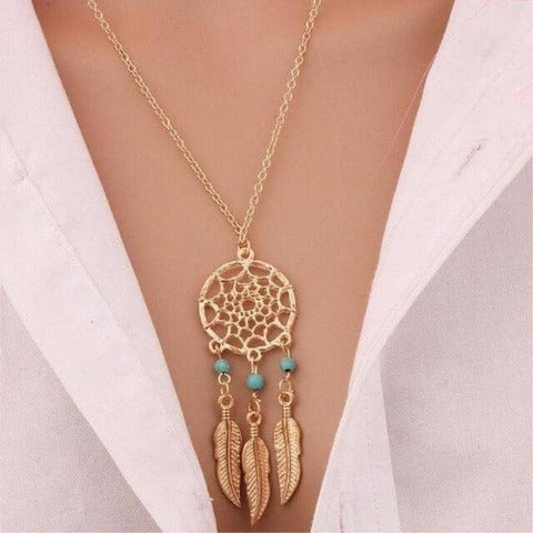 Collier Attrape Rêve Or