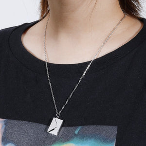 Collier avec Pendentif Enveloppe argent