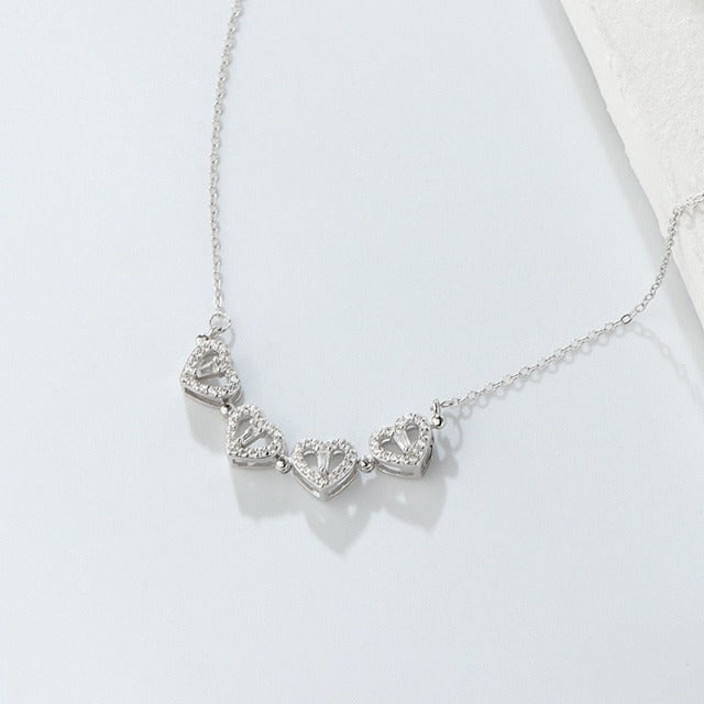Collier pendentif porte-photo coeur rotatif en diamant plaqué or Collier pendentif porte-photo coeur rotatif en diamant plaqué or