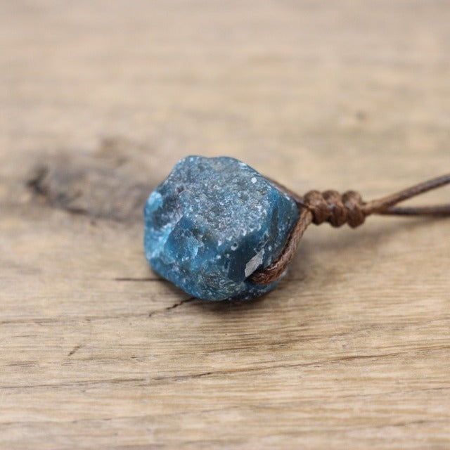 Natural Stone Reiki Healing Necklace 