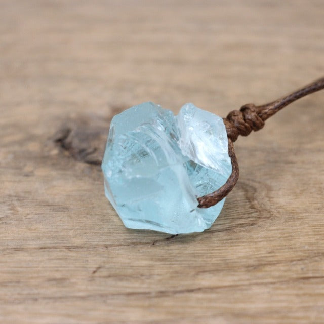 Natural Stone Reiki Healing Necklace 
