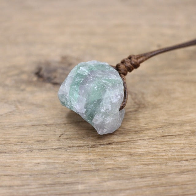 Natural Stone Reiki Healing Necklace 