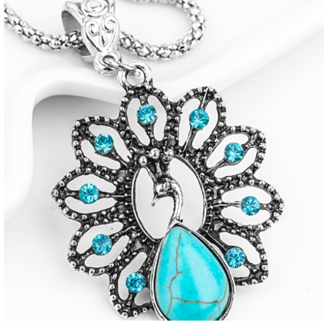 Collana Etnica Argento Turchese