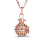 Collier Femme Enceinte Bola de Grossesse avec Pendentif  Creux