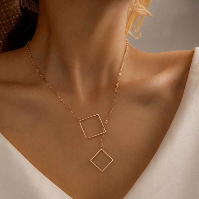 Collier Géométrique Femme or