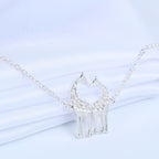 Collier Girafe Argent