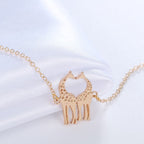 Collier Girafe or