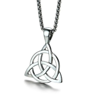 Collier Pendentif Nœud de la Trinité - Triquetra argent