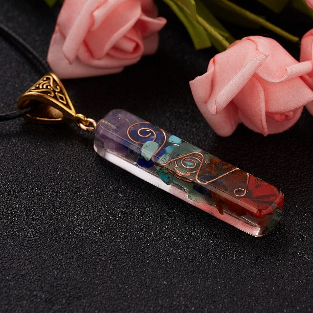 Collier Pierre Multicolore