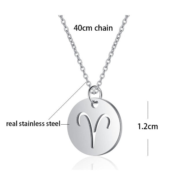 Médaille Zodiaques Constellations - Or Jaune 9K Médaille Zodiaques Constellations - Or Jaune 9K