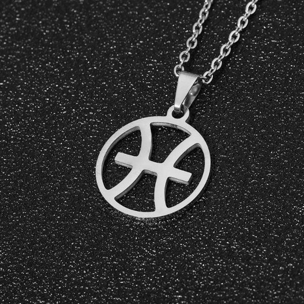 Médaille Signe du Zodiaque - argent 925 - Verseau 1 Médaille Signe du Zodiaque - argent 925 - Verseau 1