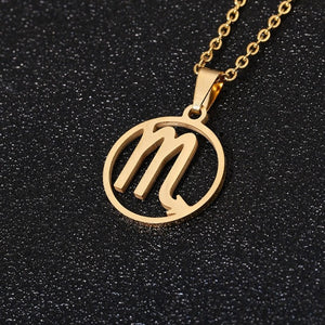 Collier Signe du Zodiaque - Pendentif  12 Constellations